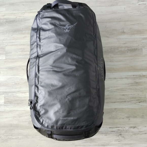 Osprey Transporter 150L Duffel Bag - Black - Like New - Picture 1 of 11